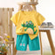 Yellow & Sea Green Hi 2 Pc Set NS6053D